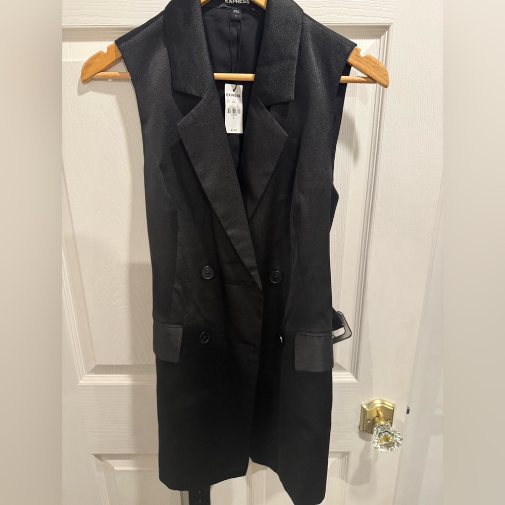 Express Black Blazer Dress
